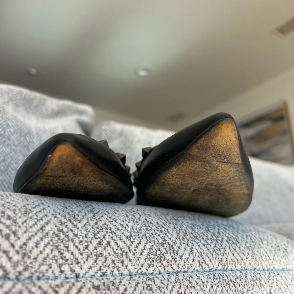 Rockstud Pointed Toe Ballerina Flat - Picture 8 of 15